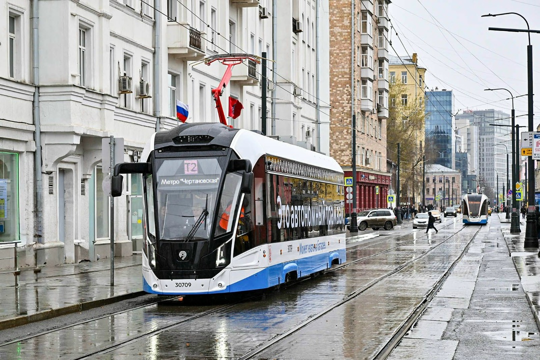 В Москве запущен самый длинный в мире трамвайный диаметр Т2