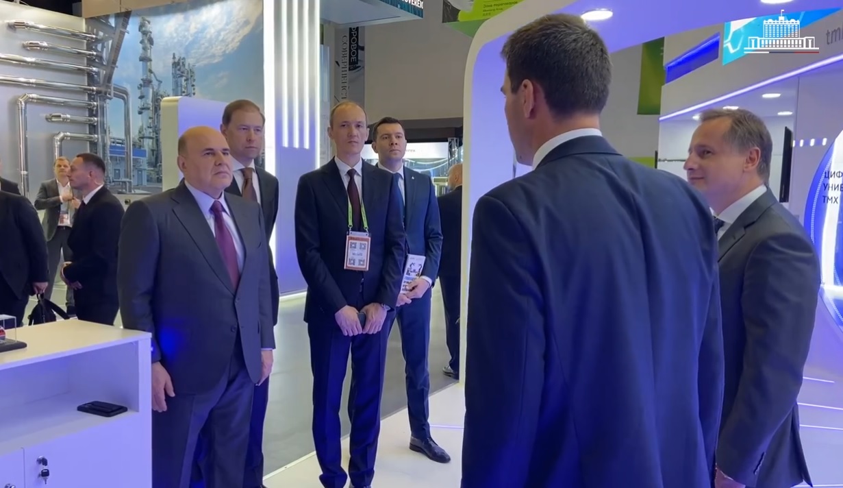 На выставке &quot;ЦИПР-2025&quot; ТМХ представил главе правительства России свои цифровые проекты.